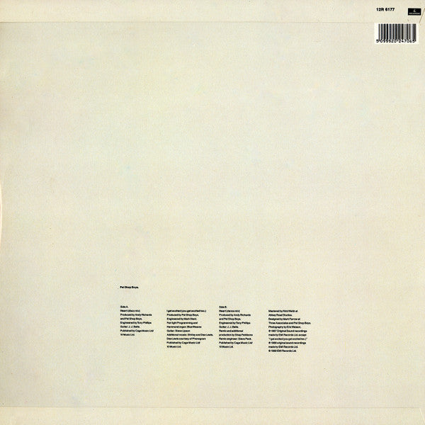 Pet Shop Boys : Heart (12", Nei)