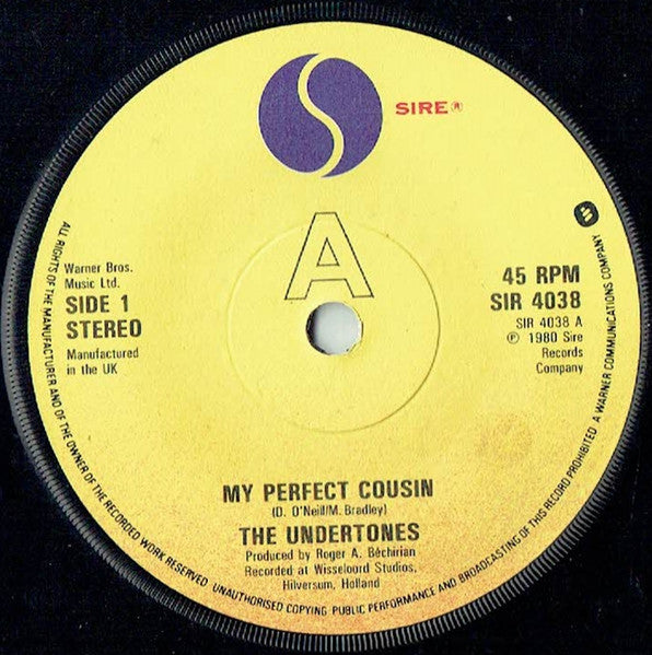 The Undertones : My Perfect Cousin (7", Single)