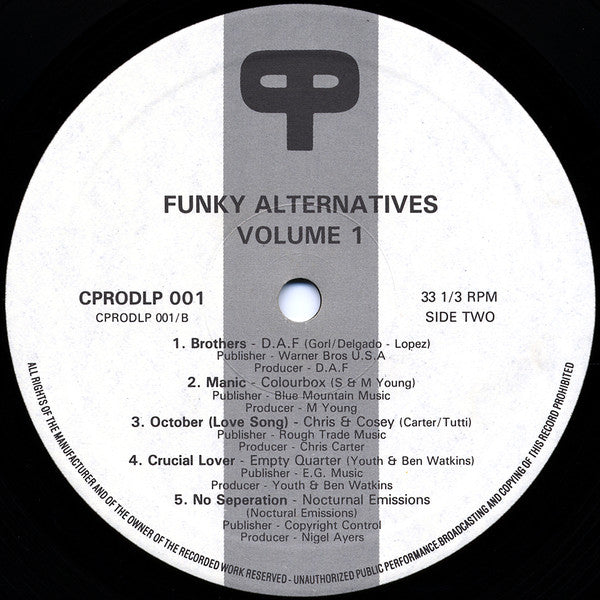 Various : Funky Alternatives Volume 1 (LP, Comp)