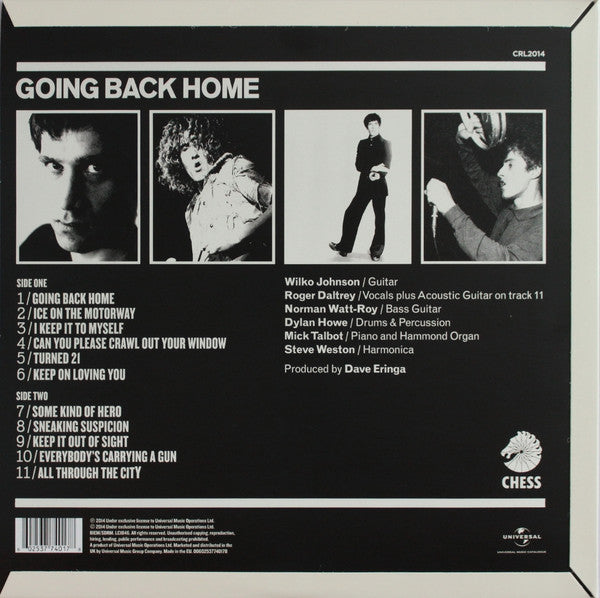 Wilko Johnson / Roger Daltrey : Going Back Home (LP, Album, Ltd, 180)