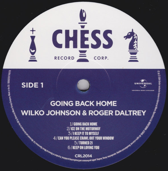 Wilko Johnson / Roger Daltrey : Going Back Home (LP, Album, Ltd, 180)