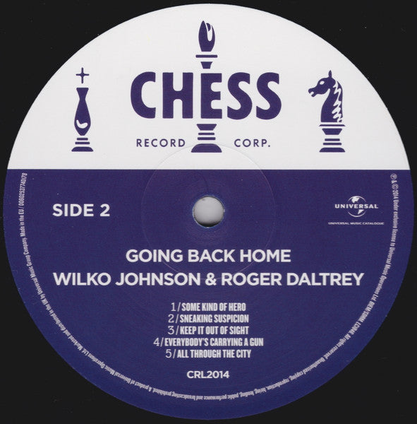 Wilko Johnson / Roger Daltrey : Going Back Home (LP, Album, Ltd, 180)