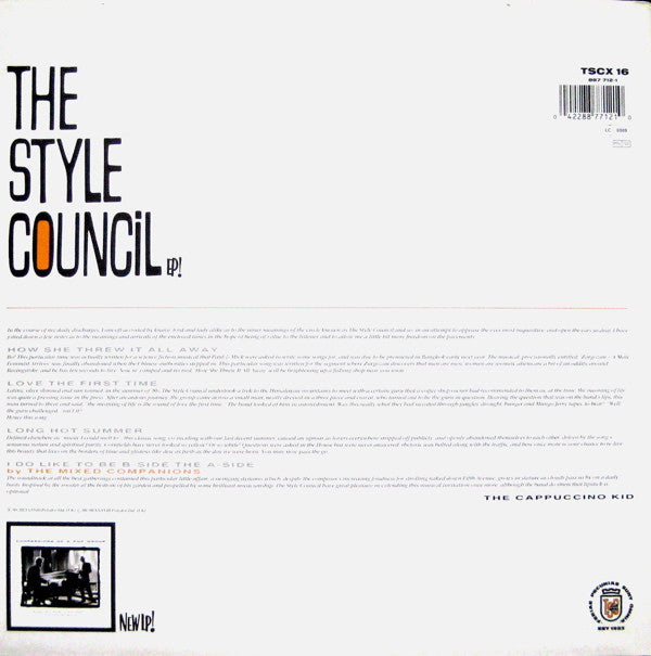 The Style Council : 1|2|3|4 EP (How She Threw It All Away) (A Summer Quartet) (12", EP)