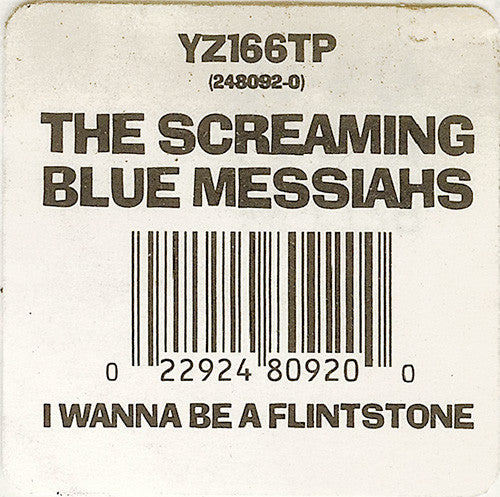 The Screaming Blue Messiahs : I Wanna Be A Flintstone (12", Single, Pic)