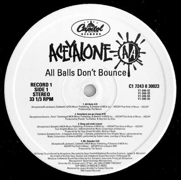 Aceyalone : All Balls Don't Bounce (2xLP, Album)