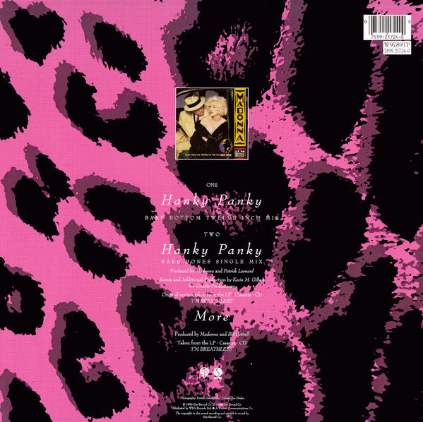 Madonna : Hanky Panky (12", Single, Pic)