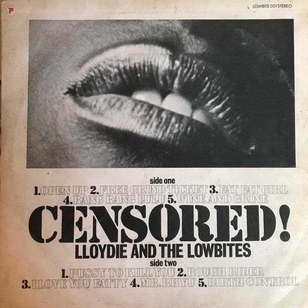 Lloydie & The Lowbites : Censored! (LP)