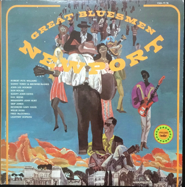 Various : Great Bluesmen Newport (2xLP, Comp, Gat)