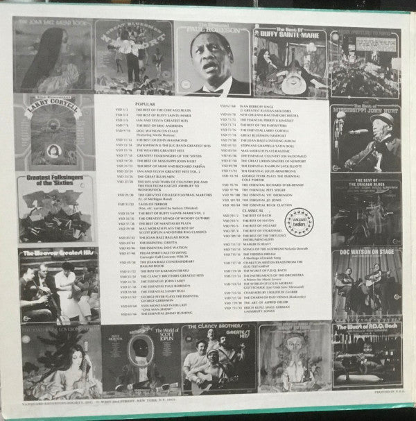 Various : Great Bluesmen Newport (2xLP, Comp, Gat)