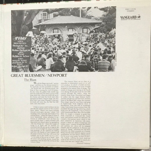 Various : Great Bluesmen Newport (2xLP, Comp, Gat)