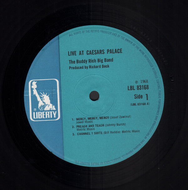 Buddy Rich Big Band : Mercy, Mercy (LP, Album, Mono)