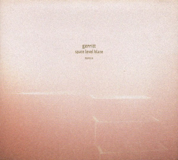 Gerritt Wittmer : Space Level Blaze (CD)