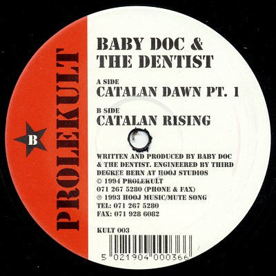 Baby Doc & The Dentist : Catalan Dawn Pt.1 (12", Single)