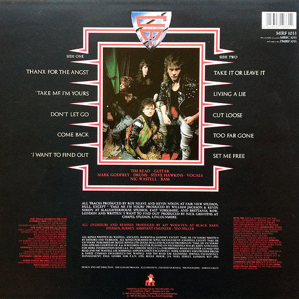 Chrome Molly : Angst (LP, Album)