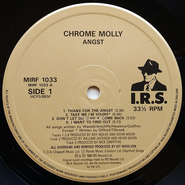 Chrome Molly : Angst (LP, Album)