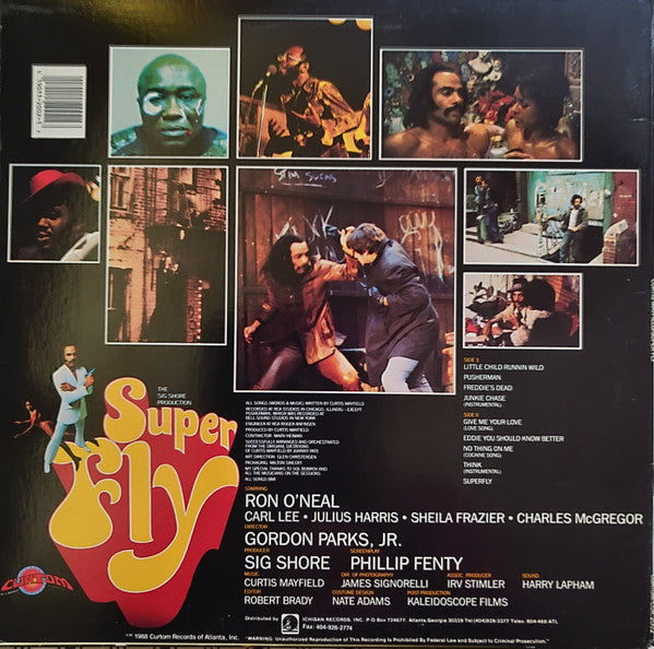 Curtis Mayfield : Super Fly (LP, Album, RE)