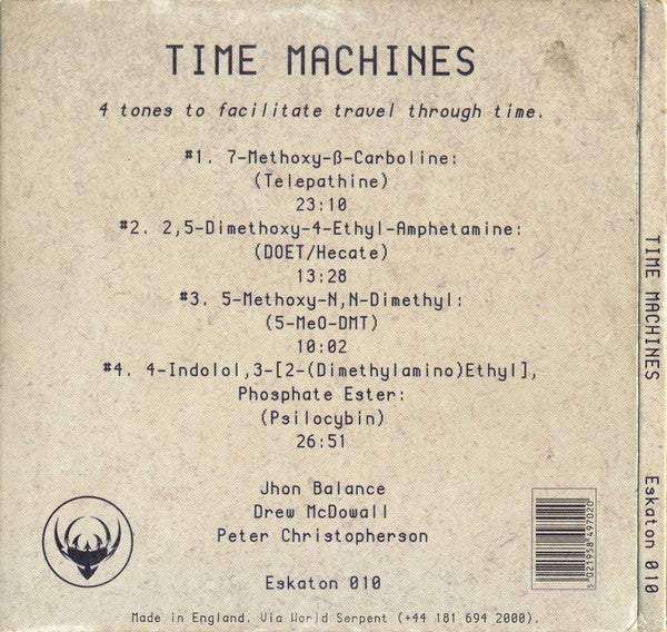 Time Machines : Time Machines (CD, Album)