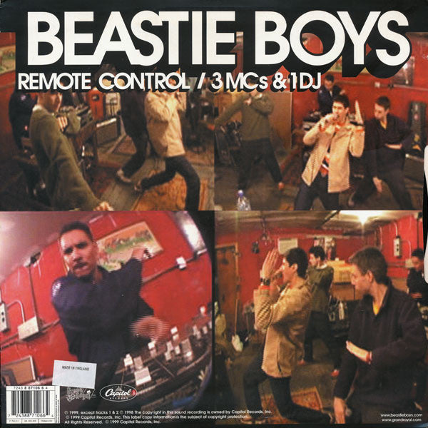 Beastie Boys : Remote Control / 3 MCs & 1 DJ (12", Single)