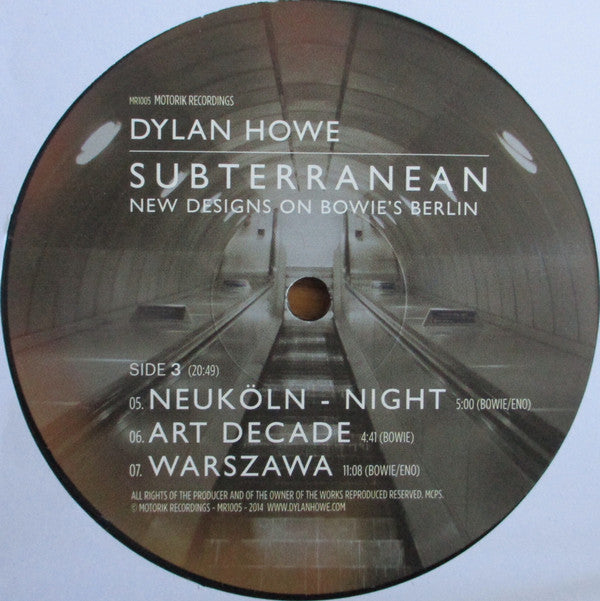 Dylan Howe : Subterranean - New Designs On Bowie's Berlin (2xLP, Album, Ltd)