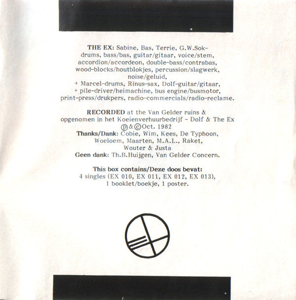 The Ex : Dignity Of Labour (4x7", W/Lbl + Box, Album)