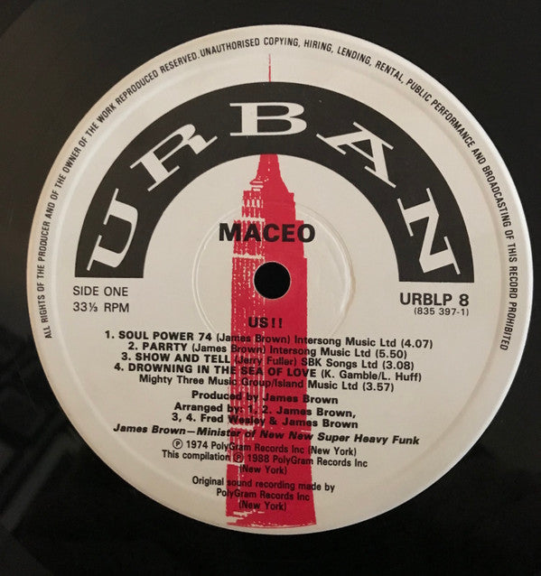Maceo* : Us (LP, Album)