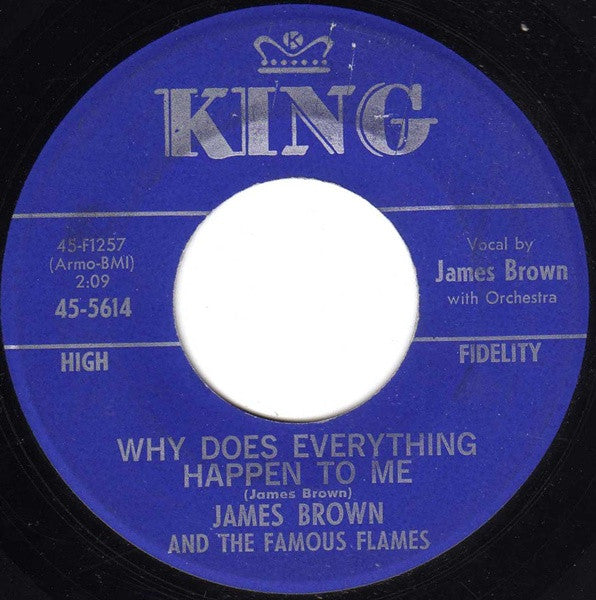 James Brown & The Famous Flames : Night Train / Why Does Everything Happen To Me (7", Single)