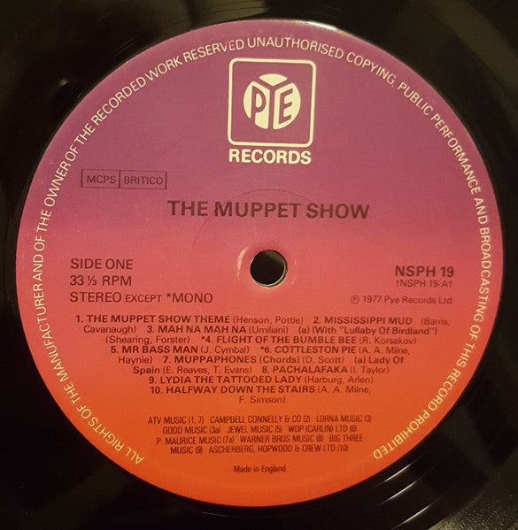 The Muppets : The Muppet Show (LP, Album, Mono, Gat)