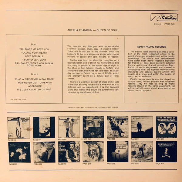 Aretha Franklin : Queen Of Soul (LP, Comp)