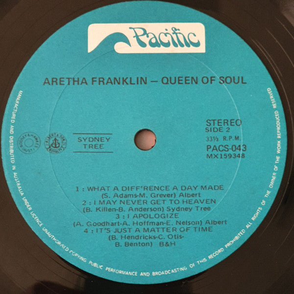 Aretha Franklin : Queen Of Soul (LP, Comp)