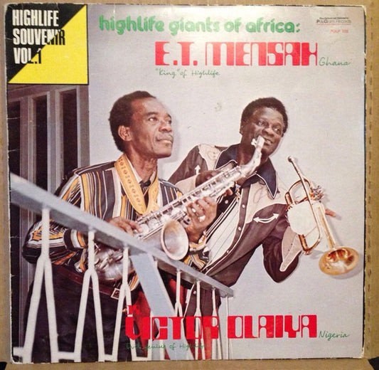 E.T. Mensah / Victor Olaiya & His All Stars : Highlife Giants Of Africa - Highlife Souvenir Vol. 1 (LP, Album)
