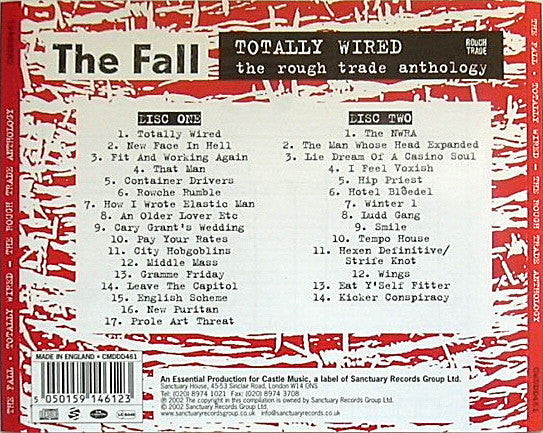 The Fall : Totally Wired - The Rough Trade Anthology (2xCD, Comp, VDC)