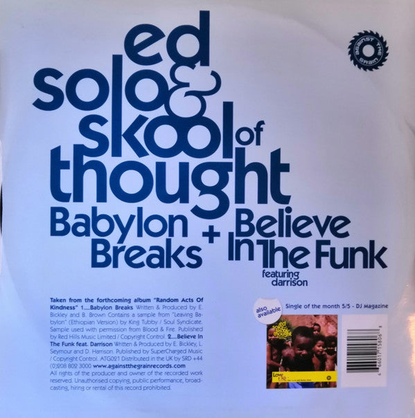 Ed Solo & Skool Of Thought : Babylon Breaks (12")