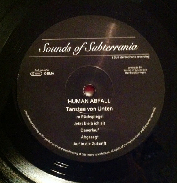 Human Abfall : Tanztee Von Unten (LP, Album)