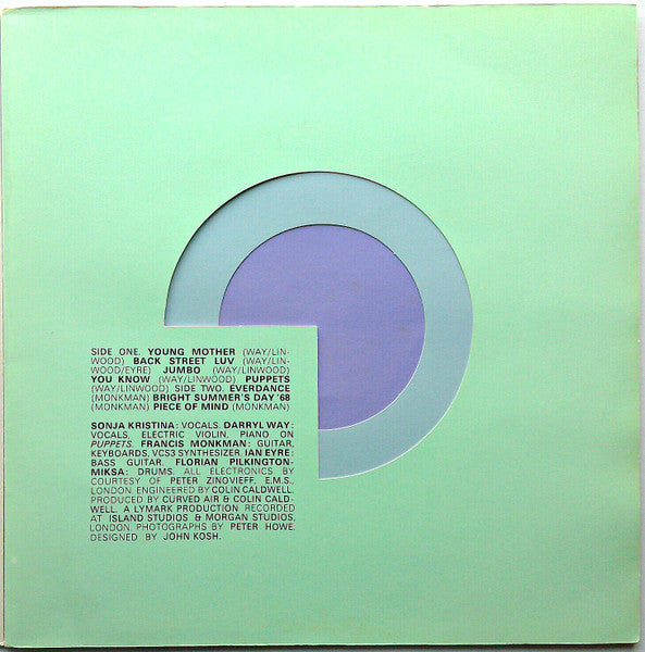 Curved Air : Second Album (LP, Album, Die)