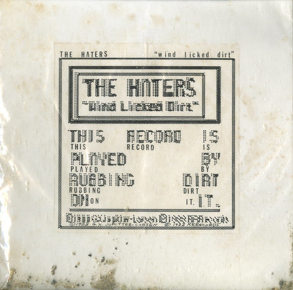 The Haters : Wind Licked Dirt (LP, Ltd)