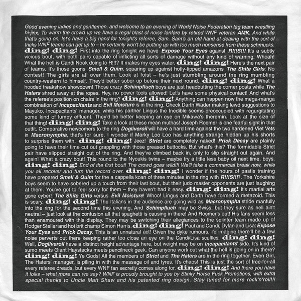 Various : WNF: Tag Team Noise Rumble Spectacular (LP, Comp, Red)
