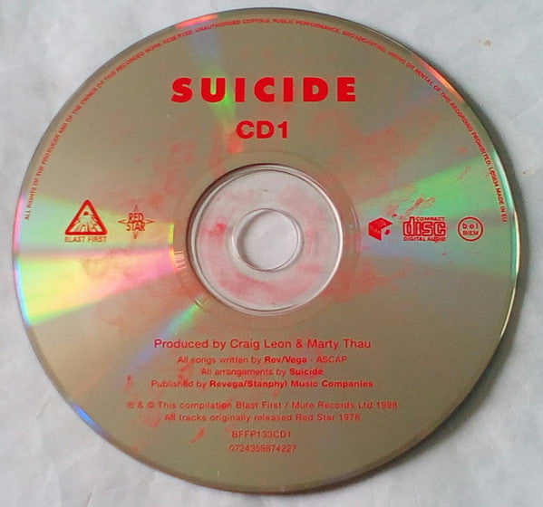 Suicide : Suicide (CD, Album, RE, RM, RP + CD)