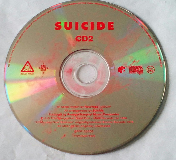 Suicide : Suicide (CD, Album, RE, RM, RP + CD)