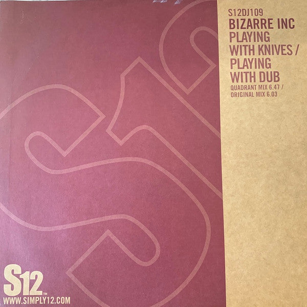Bizarre Inc : Playing With Knives / Playing With Dub (12", RE)