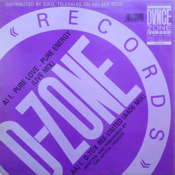 Artful Dodger (2) : Pure Love Pure Energy (12")
