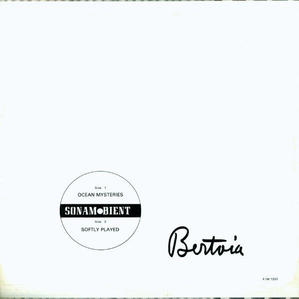 Bertoia* : Ocean Mysteries / Softly Played (LP, Album)