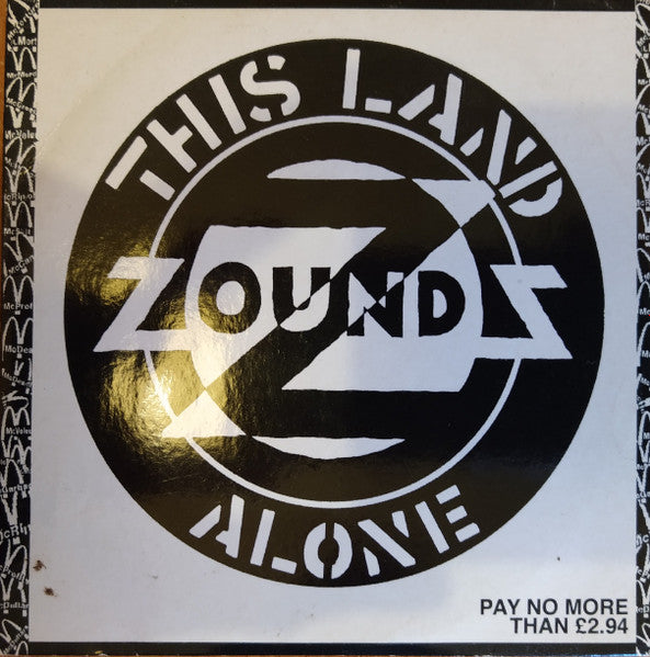 Zounds (2) : This Land / Alone (CD, Single)