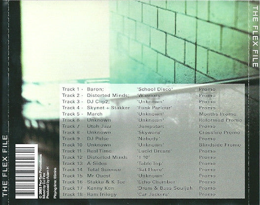 DJ Flex (3) : The Flex File (CD, Comp, Mixed)