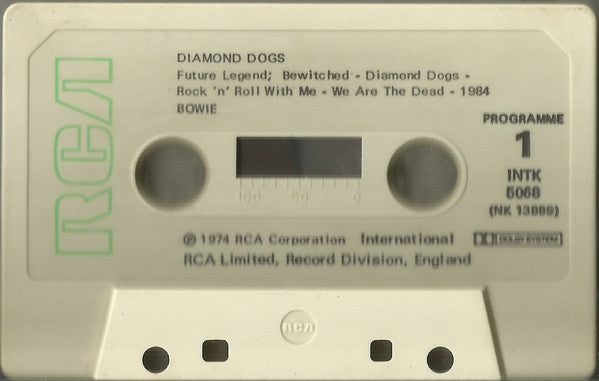David Bowie : Diamond Dogs (Cass, Album, RE, Bla)