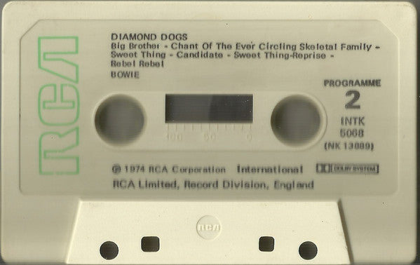 David Bowie : Diamond Dogs (Cass, Album, RE, Bla)
