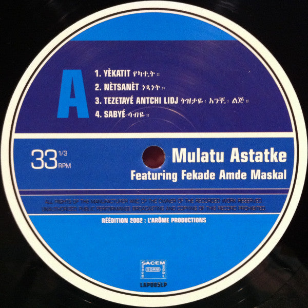Mulatu Astatke Featuring Fekade Amde Maskal = ሙላቱ አስታጥቄ* ጋር ከፋቃደ አሞደ መስቀል* : Ethio Jazz =  የካተት (LP, Album, RE)