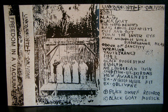 Uncommunity : Ex-Oblivione (Cass, RE, C60)