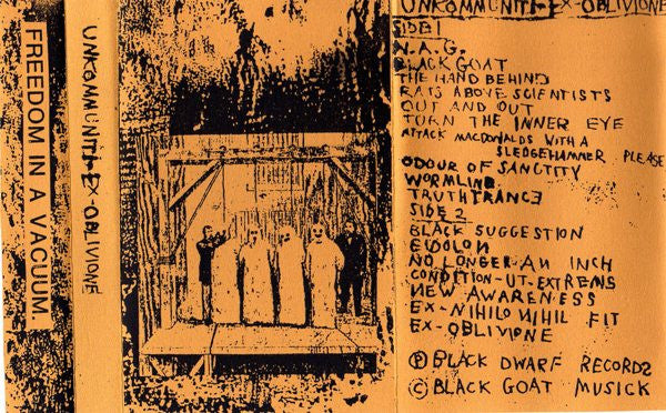 Uncommunity : Ex-Oblivione (Cass, RE, C60)