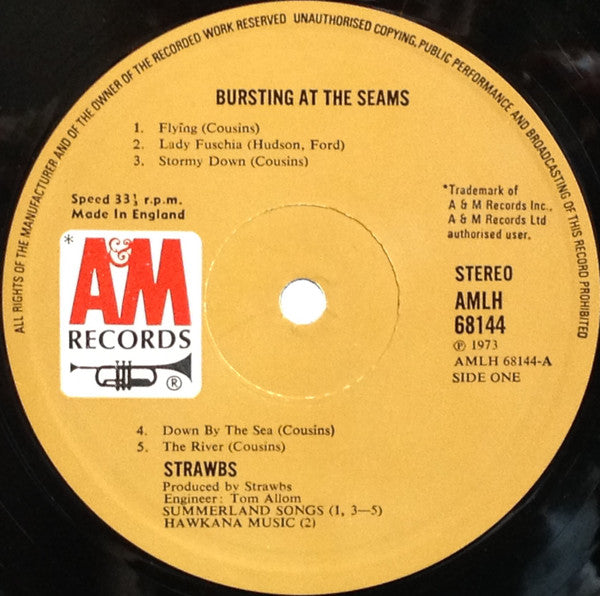 Strawbs : Bursting At The Seams (LP, Album)