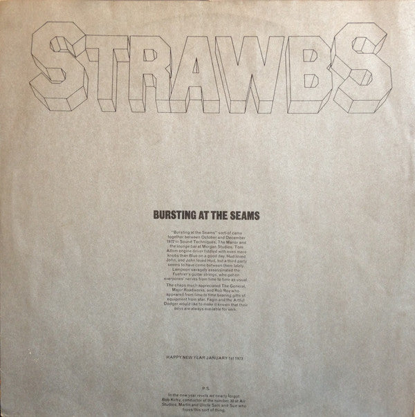 Strawbs : Bursting At The Seams (LP, Album)